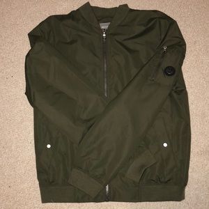 Michael Kors full zip bomber jacket